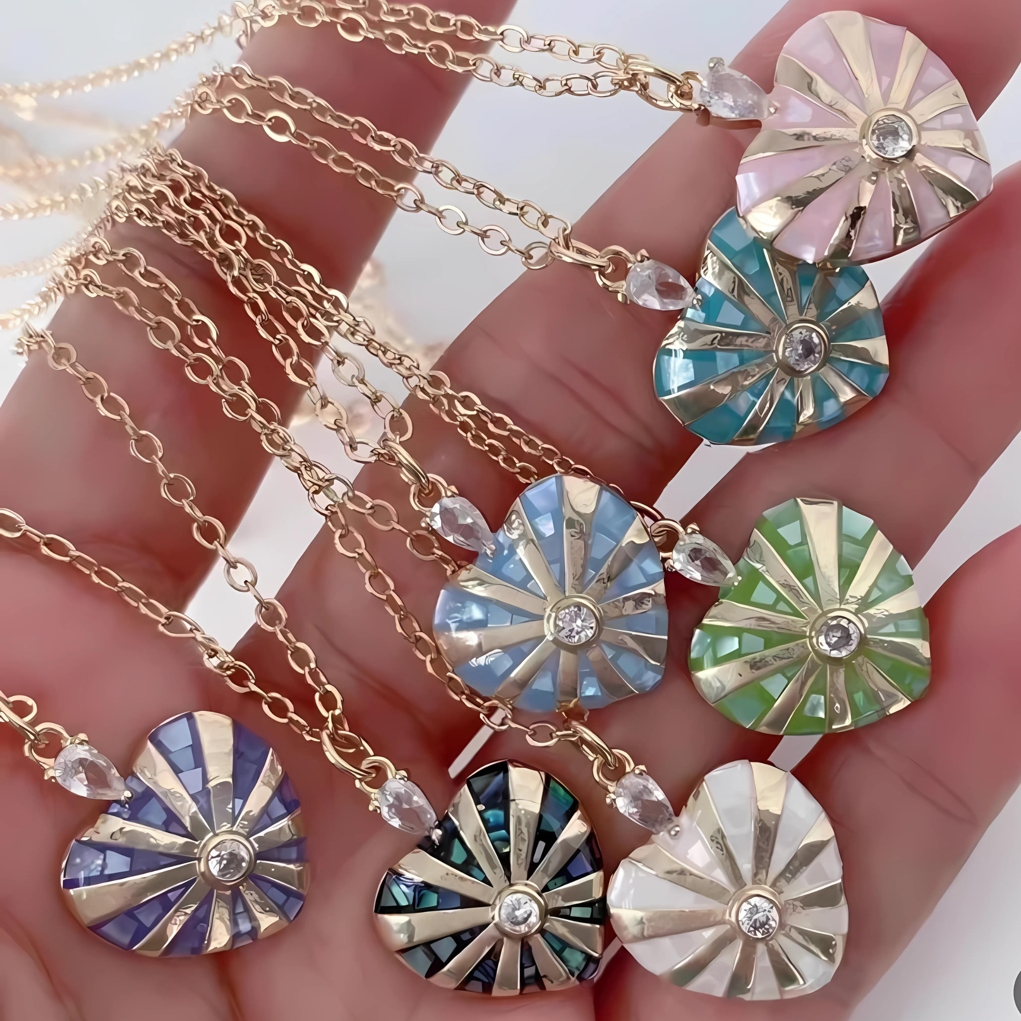 Luminous Heart Necklace Collection ~Deep South Originals