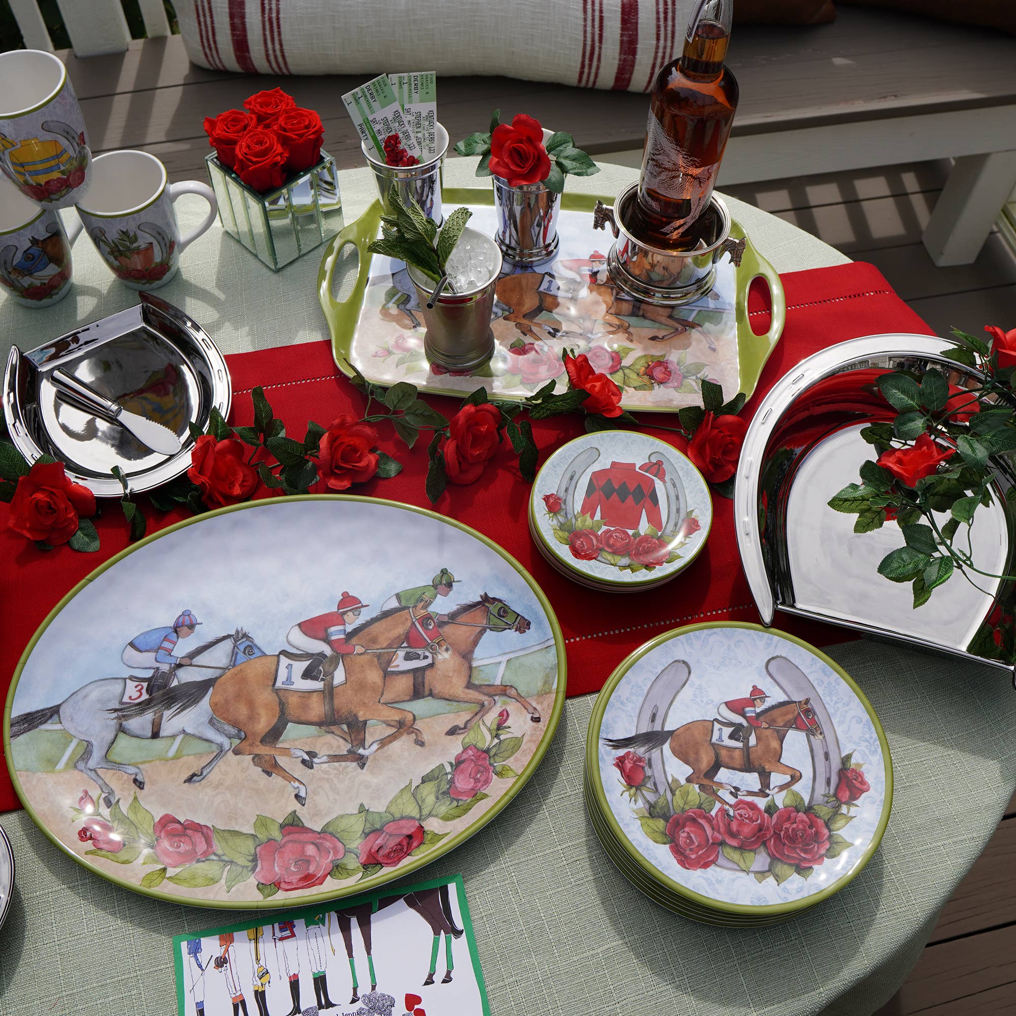 Day at the Races Melamine